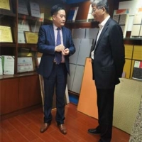 中国绝热节能质料协会韩继先秘书长莅临深圳9393体育走访调研